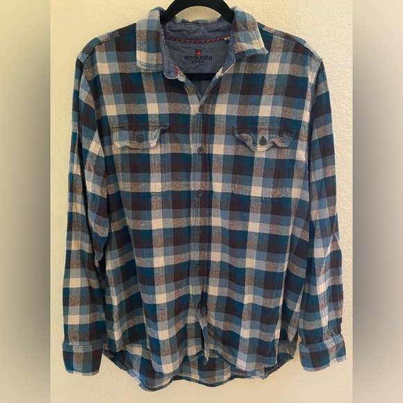 Woolrich Other - Woolrich Mens Cotton Plaid Button Up Shirt